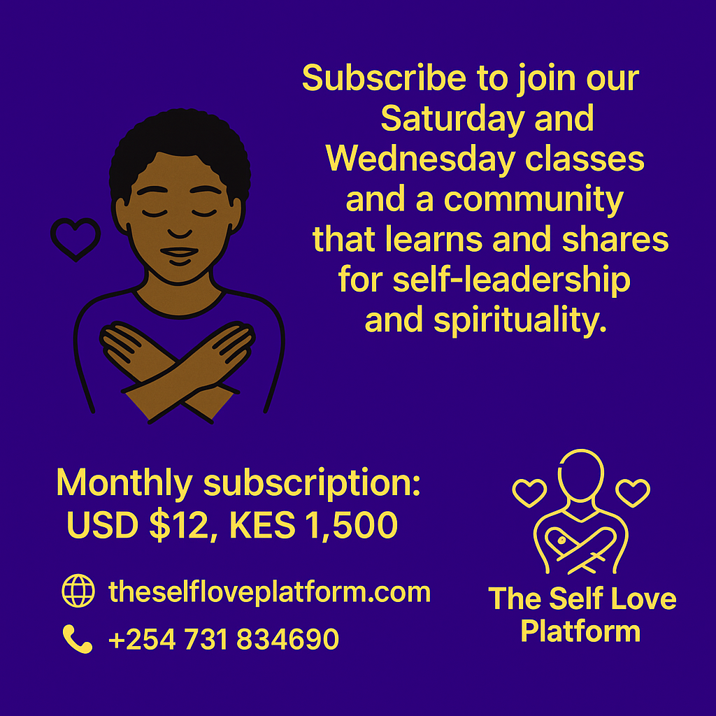 Subscribe to The Self Love Platform’s Saturday and Wednesday classes